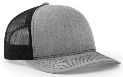 RICHARDSON 112 TRUCKER SNAP BACK  SPLIT H. GREY/BLACK